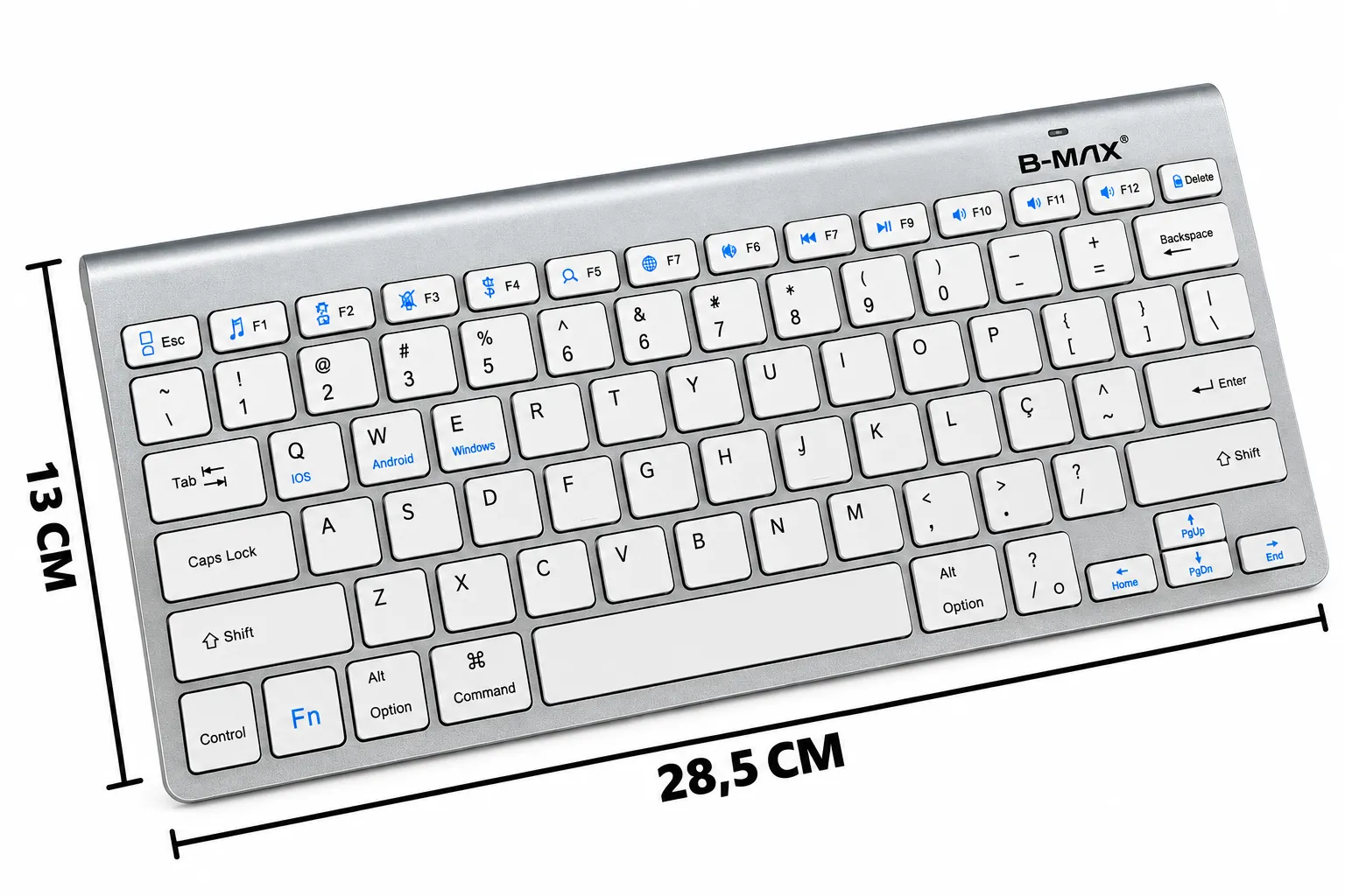 Kit Teclado e Mouse Sem Fio Slim B-Max BM-T12 - 2