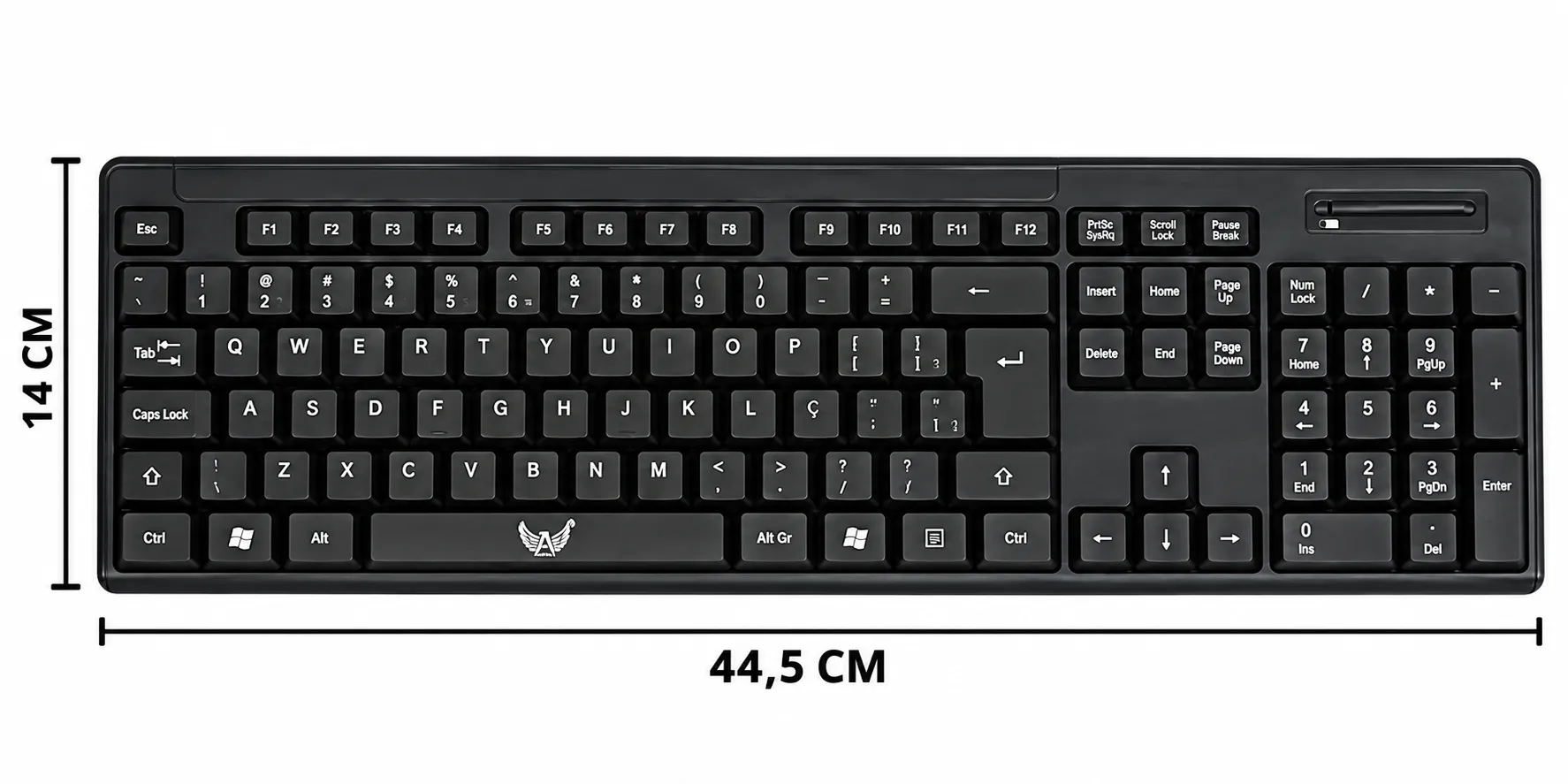 Kit Teclado e Mouse Sem Fio Altomex AL-9509 - 2