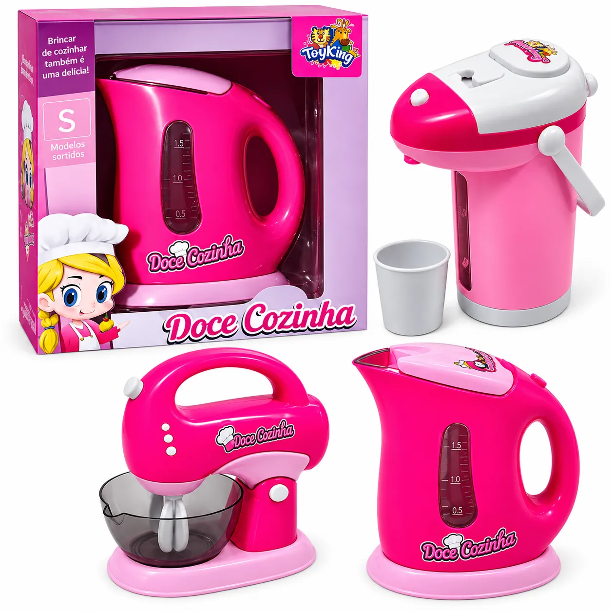 Doce Cozinha Infantil 3 Modelos Toy King TK-AB0235