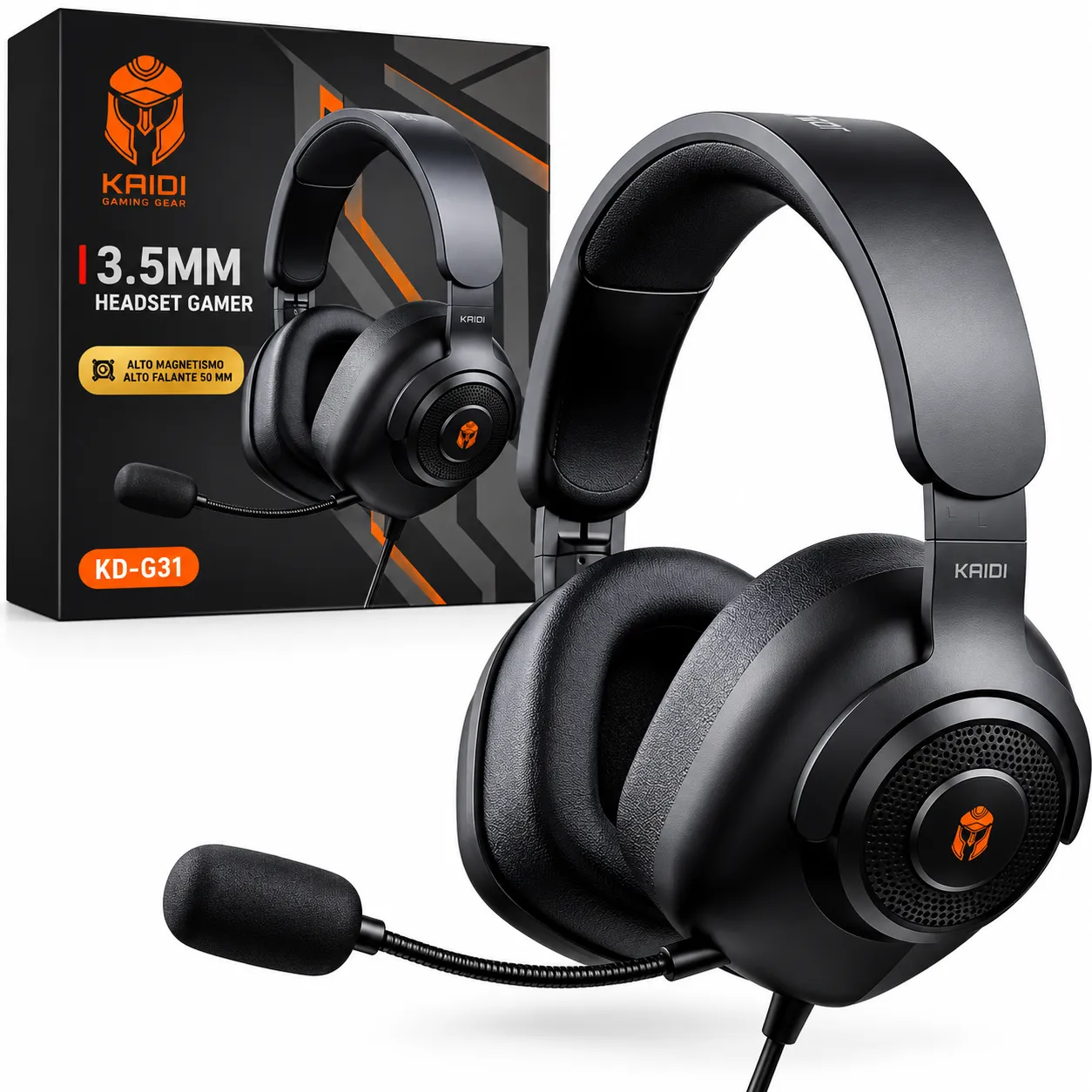 Fone Headset Gamer Kaidi KD-G31