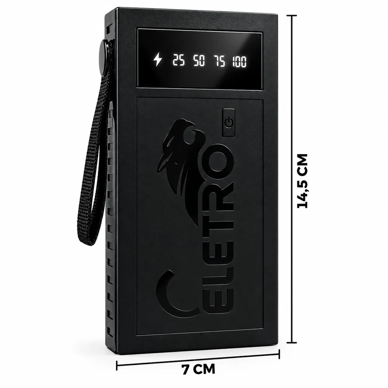 Carga Extra 10.000mAh 4 Interfaces Eletromex EL-2916 - 2