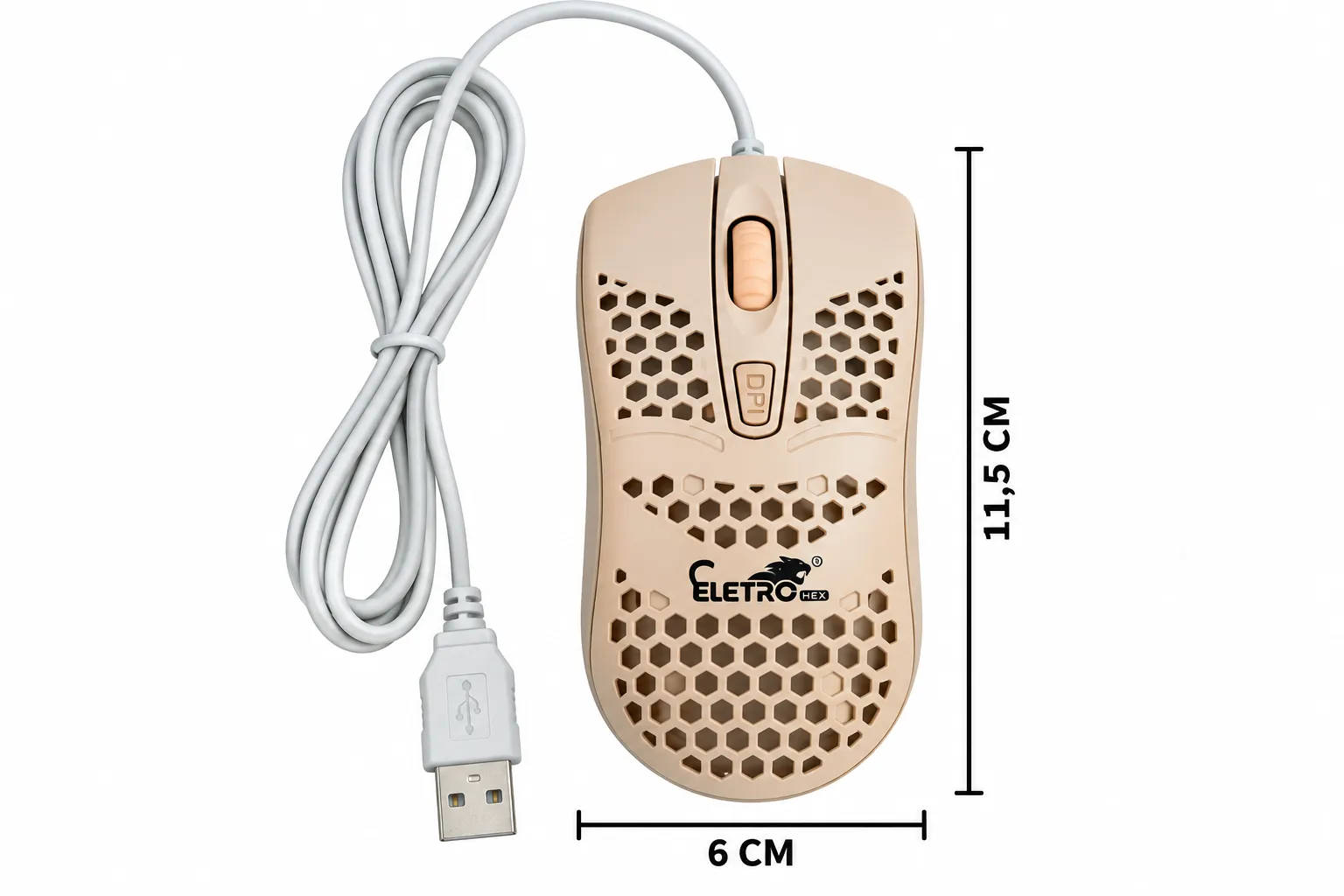 Kit Teclado e Mouse Com Fio USB Eletromex EL-2113 - 2