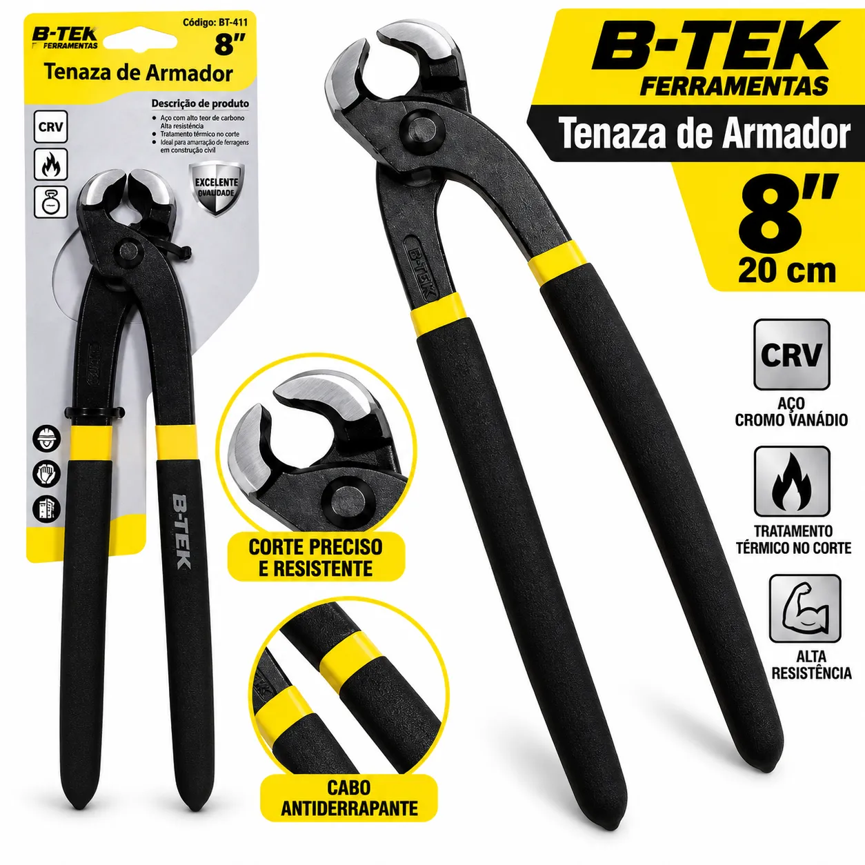Alicate Armador 8 Polegadas B-Tek BT-411