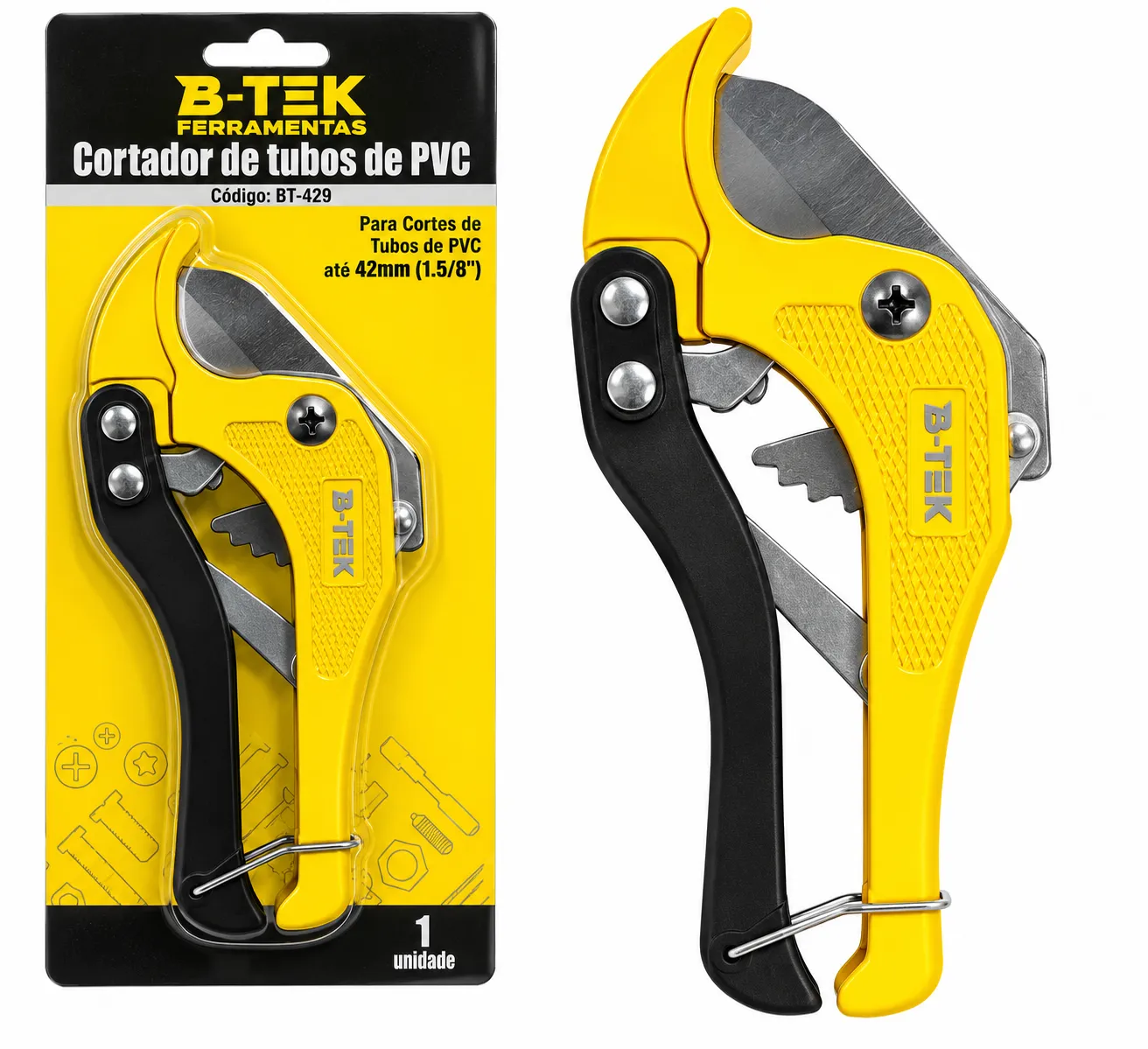 Alicate Cortador de Tubo PVC B-TEK BT-429