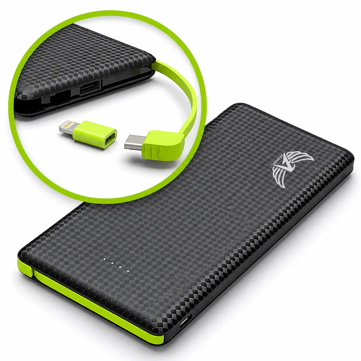 Carga Extra 10.000 mAh V8 Adaptador Altomex PN-956 - 2