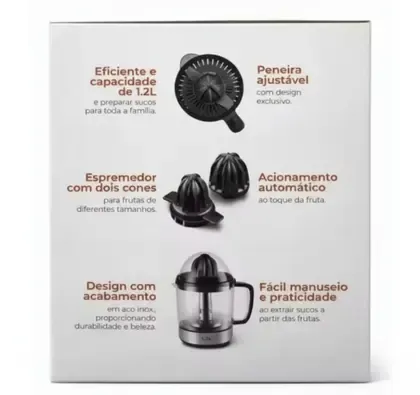 Espremedor De Frutas 1.2 Litros Bak BK-ESP12L110 - 3